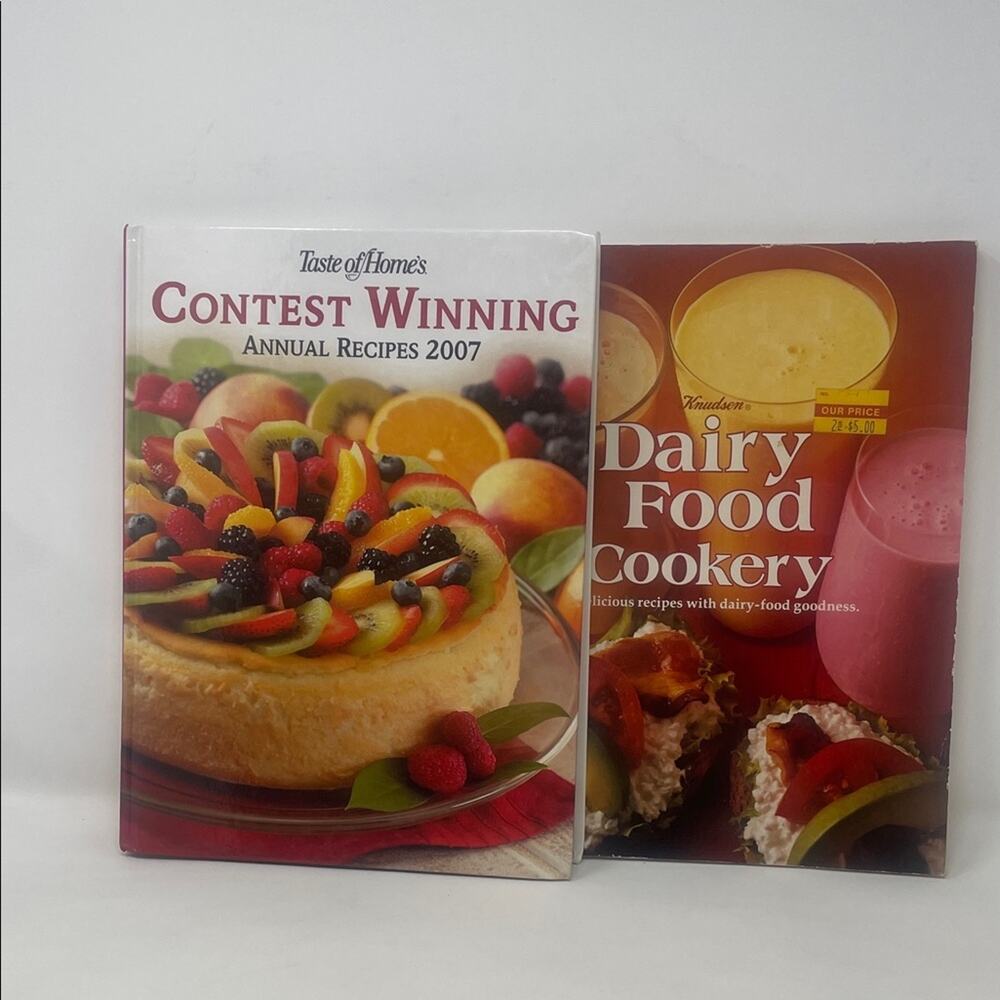 Taste of Home Contest Winning Recipes 2007 Cookbook with Colorful Fruit Design